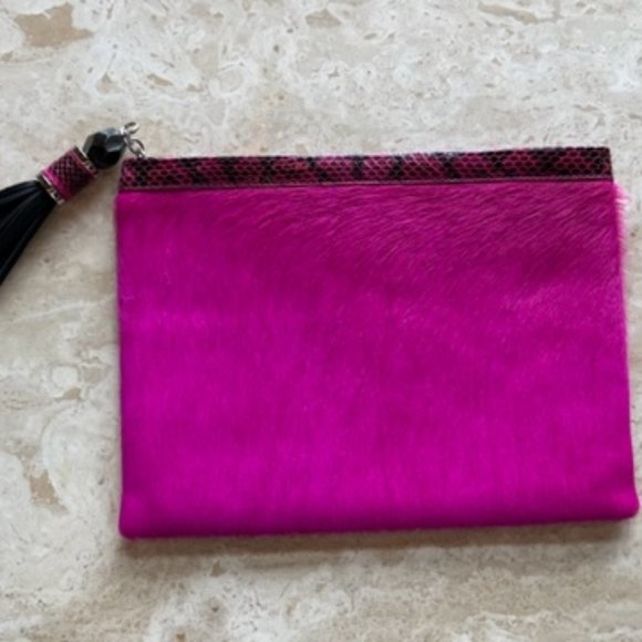 Rafe Bags Rafe Calf Hair Clutch With Tassel Poshmark